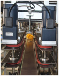 2 motors for bottle clamping belt 2 motors for bottle clamping belt