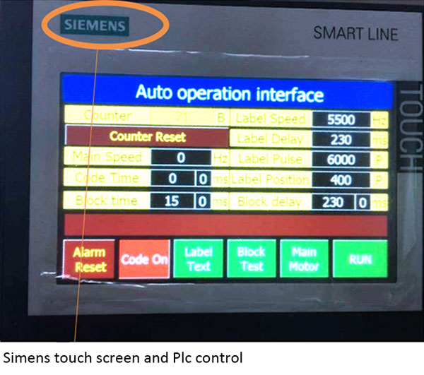 Automatic Bag Sticker Labeling Machine