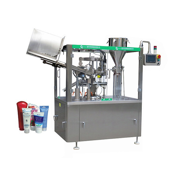 Automatic Laminated / Plastic / Aluminum Tube Filler And Sealer