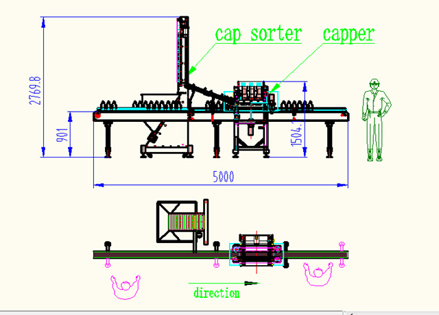 Automatisk spindelkapslingsmaskin